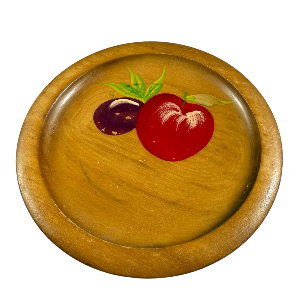 Vintage Munising Wooden Plate
